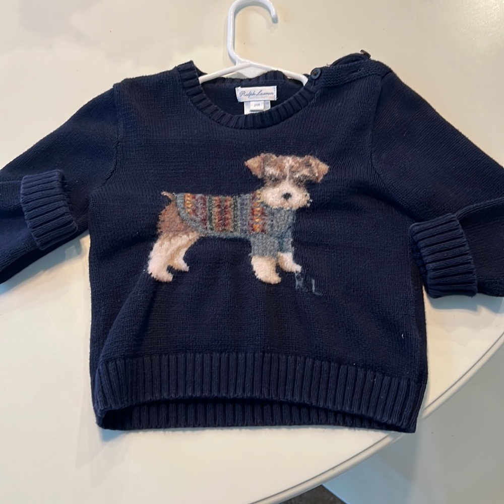 Ralph Lauren dog sweater